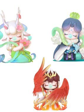 Nanci Oriental Auspiciousness Three Figure Bundle (Bird, Tortoise, Deer)